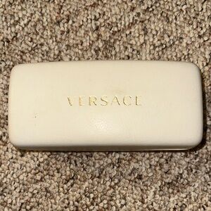 Versace Ivory Eyeglass Case